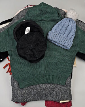 Шапки, шарфы зима - Секонд-хенд оптом